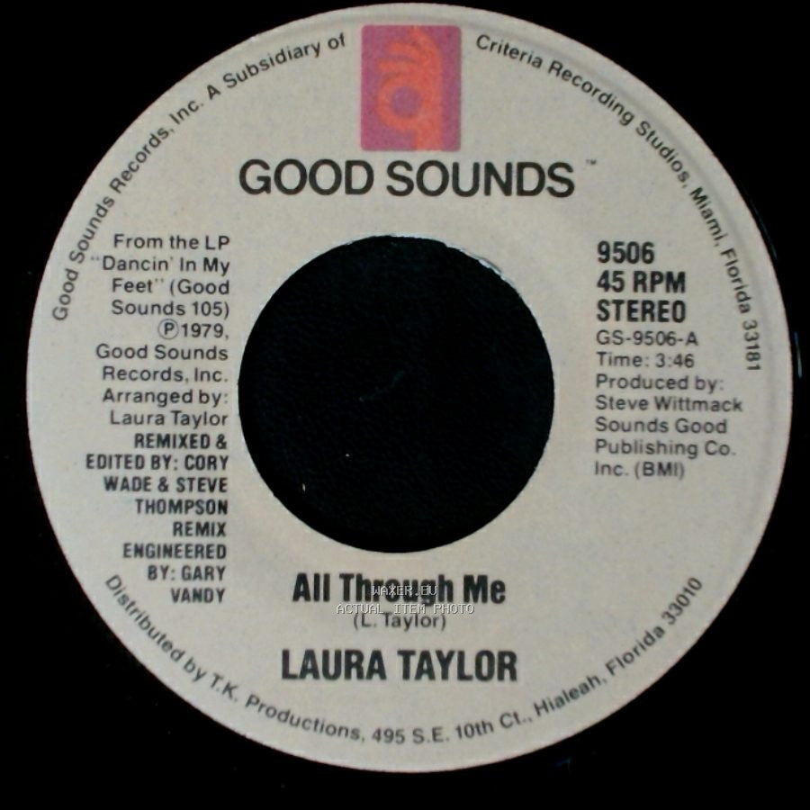 Laura Taylor - All Through Me / Some Love side A