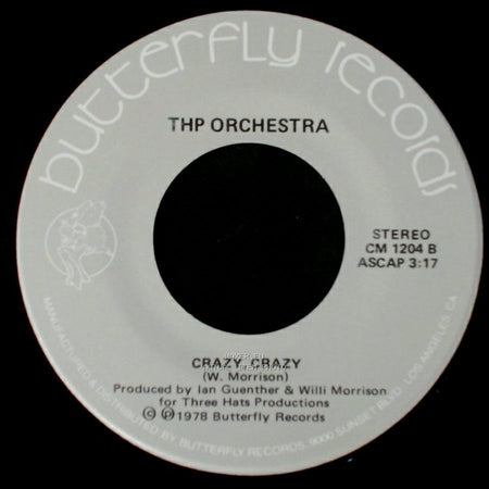 Thp Orchestra - Black Orpheus (Manha De Carnival) / Crazy, Crazy side B