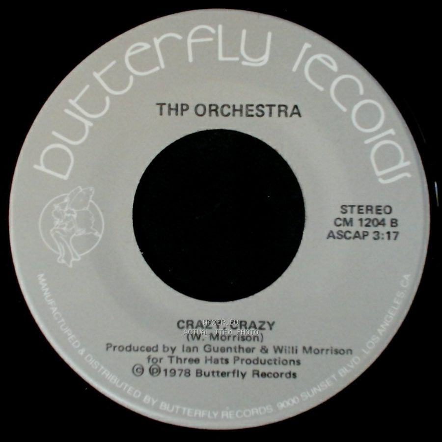 Thp Orchestra - Black Orpheus (Manha De Carnival) / Crazy, Crazy side A