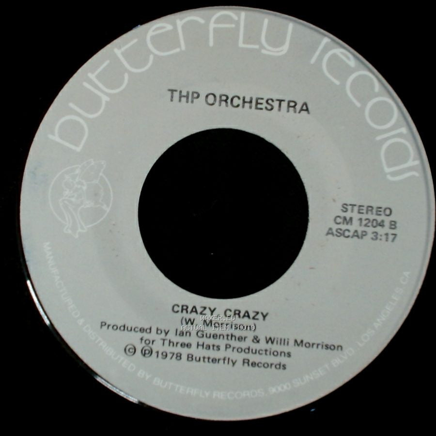 Thp Orchestra - Black Orpheus (Manha De Carnival) / Crazy, Crazy side A