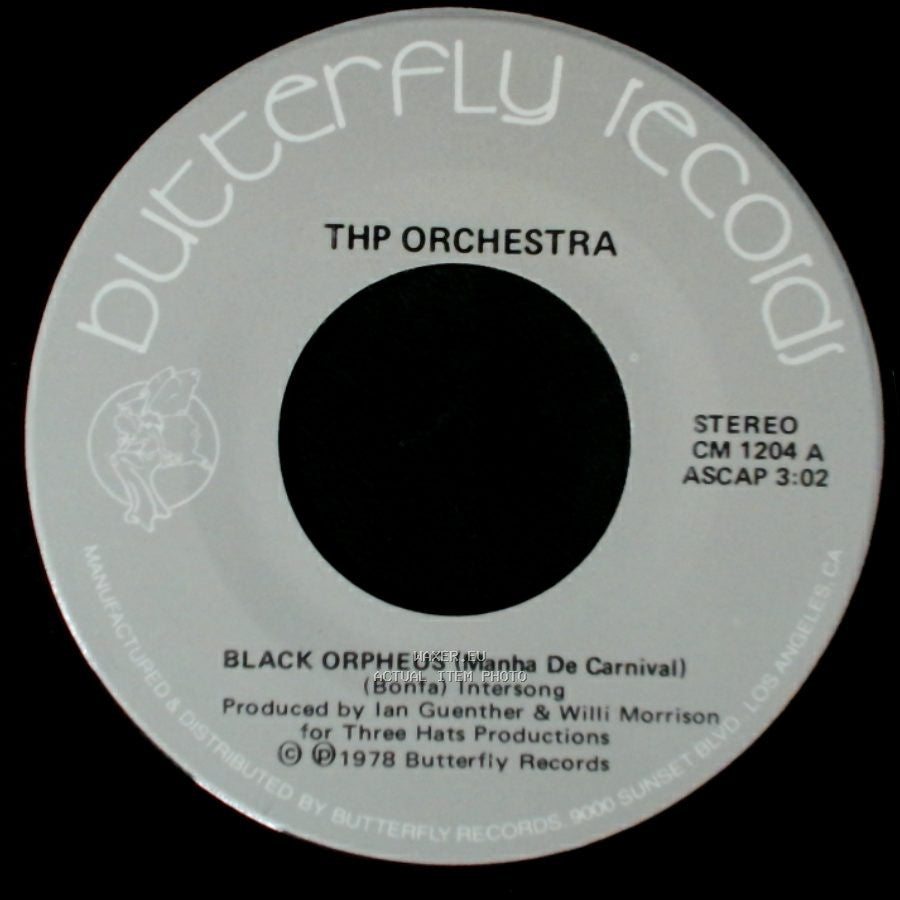 Thp Orchestra - Black Orpheus (Manha De Carnival) / Crazy, Crazy side B
