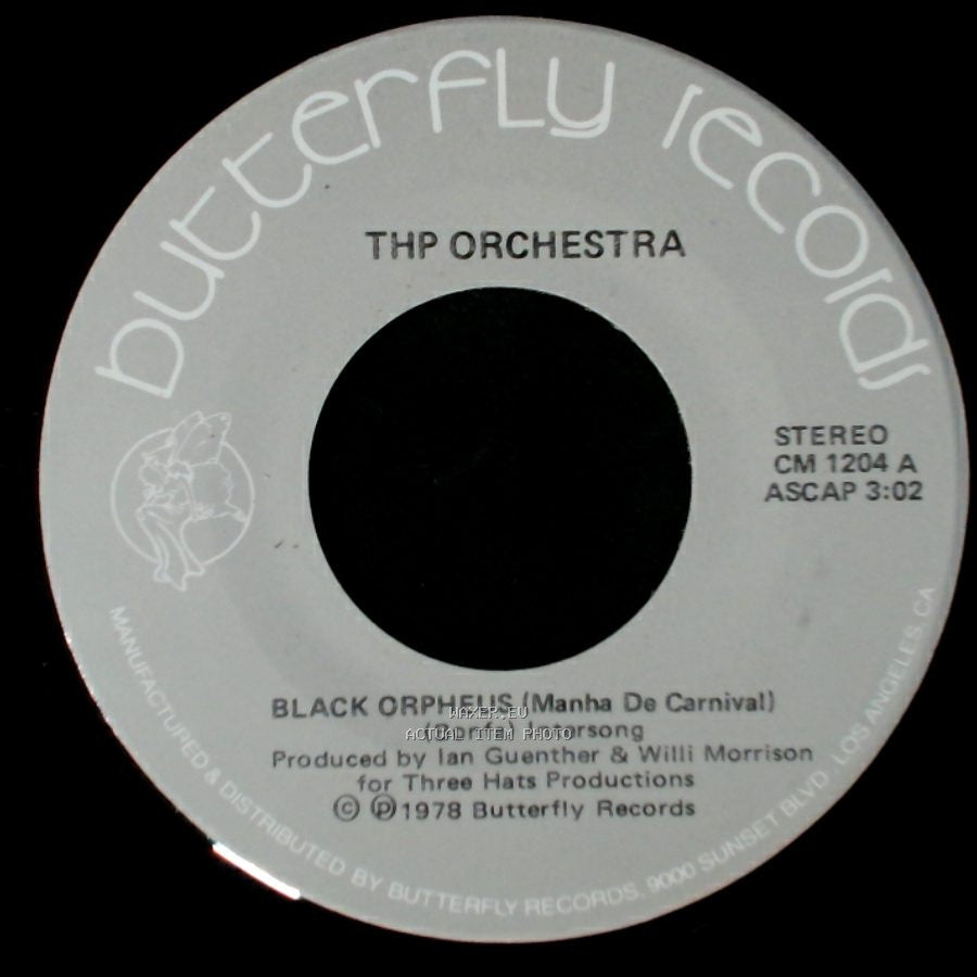 Thp Orchestra - Black Orpheus (Manha De Carnival) / Crazy, Crazy side A