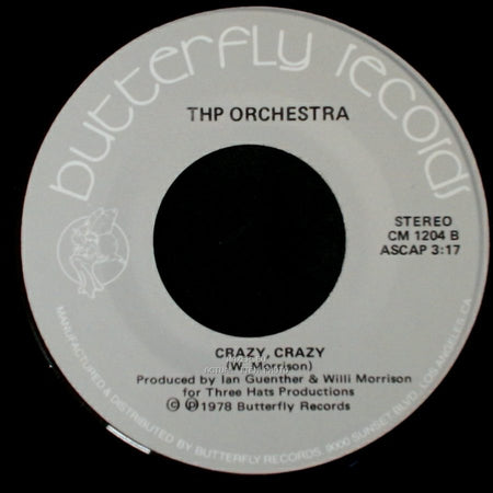 Thp Orchestra - Black Orpheus (Manha De Carnival) / Crazy, Crazy side B