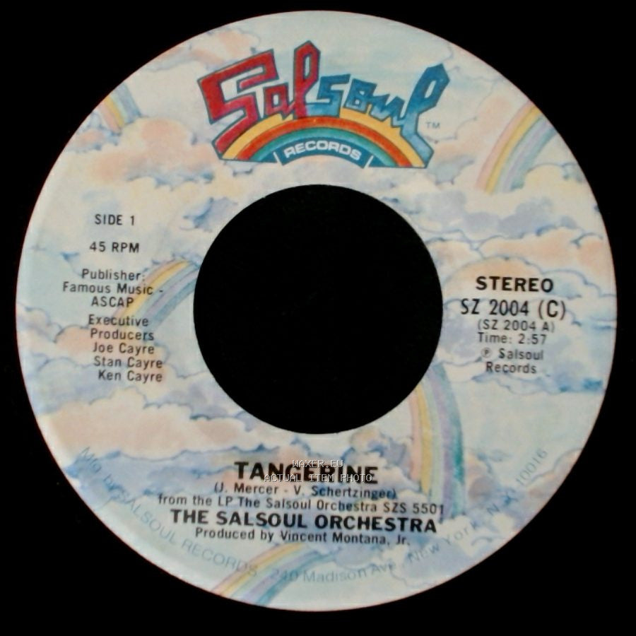 The Salsoul Orchestra - Tangerine / Salsoul Hustle side A