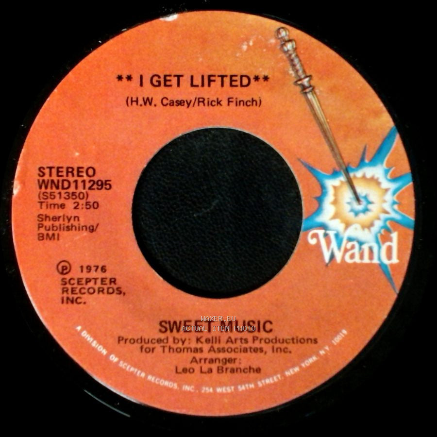 Sweet Music - I Get Lifted (Instrumental) / I Get Lifted side B