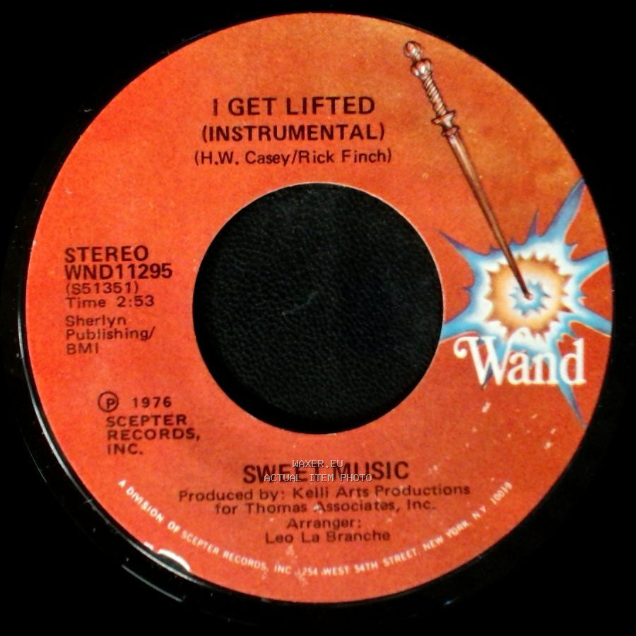 Sweet Music - I Get Lifted (Instrumental) / I Get Lifted side A