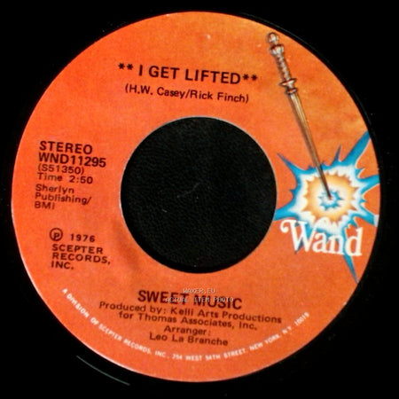 Sweet Music - I Get Lifted (Instrumental) / I Get Lifted side B