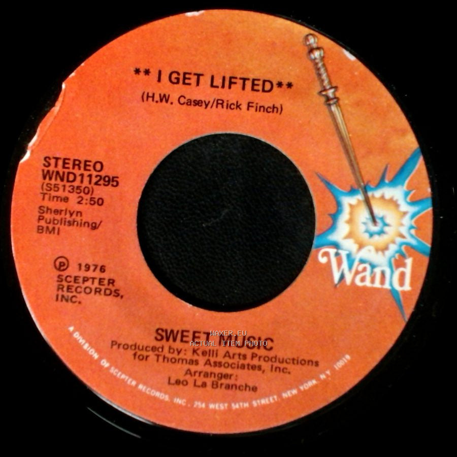 Sweet Music - I Get Lifted (Instrumental) / I Get Lifted side B