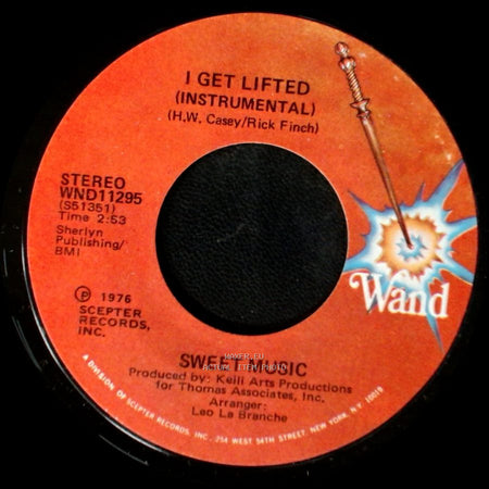 Sweet Music - I Get Lifted (Instrumental) / I Get Lifted side A