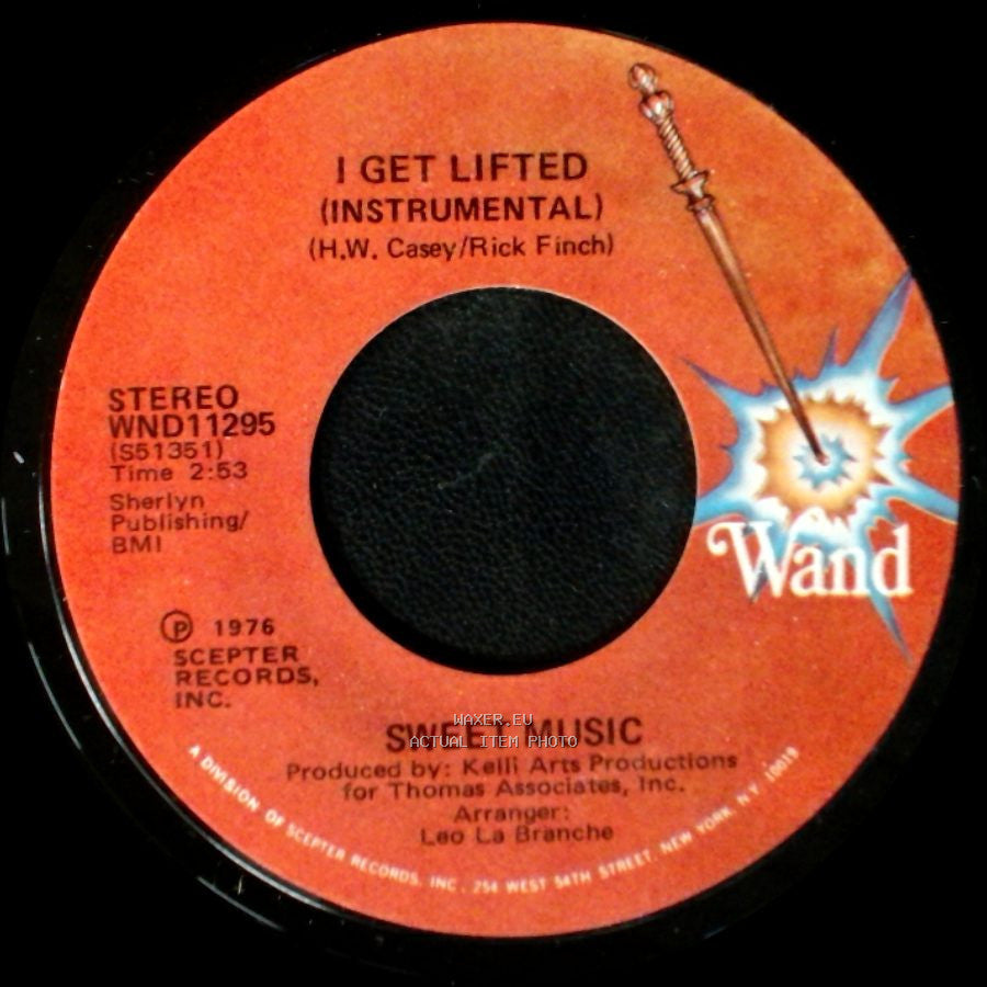 Sweet Music - I Get Lifted (Instrumental) / I Get Lifted side A