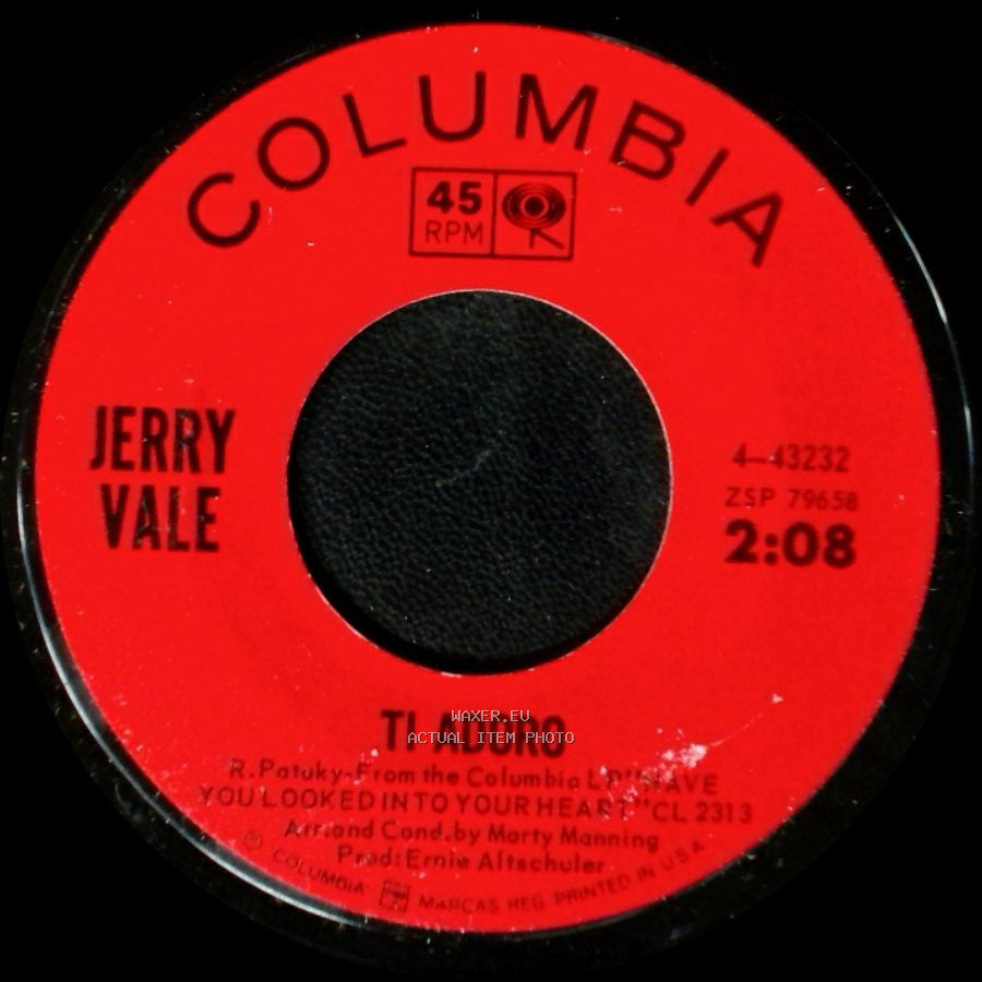 Jerry Vale - Ti Adoro / For Mama side A