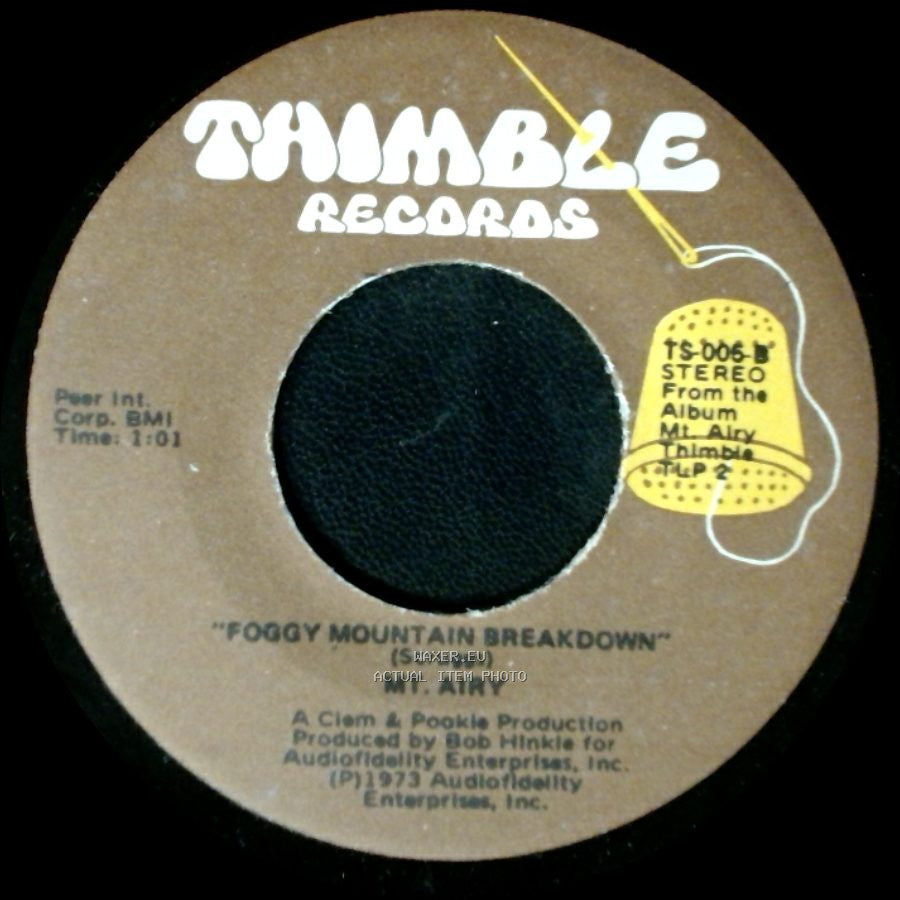 Mt. Airy - Grizzly Bear / Foggy Mountain Breakdown side B