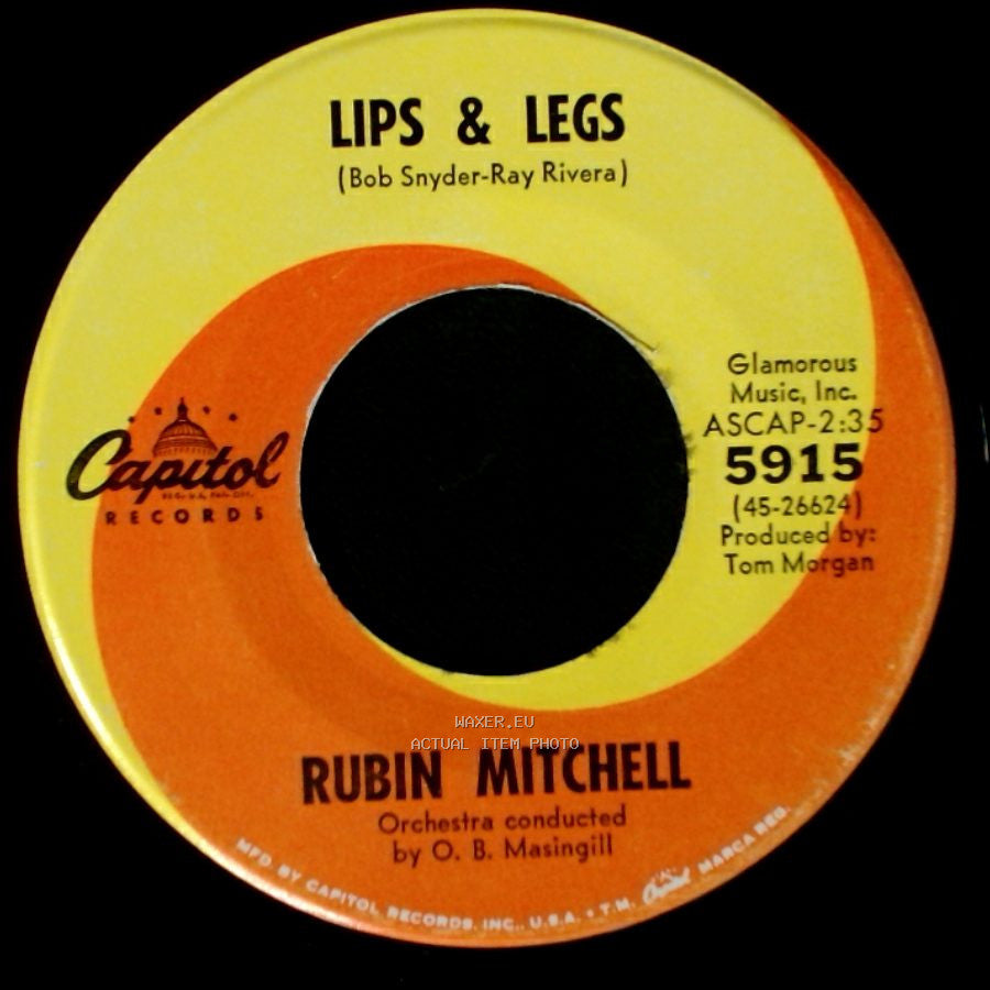 Rubin Mitchell - Dardanella / Lips & Legs side B