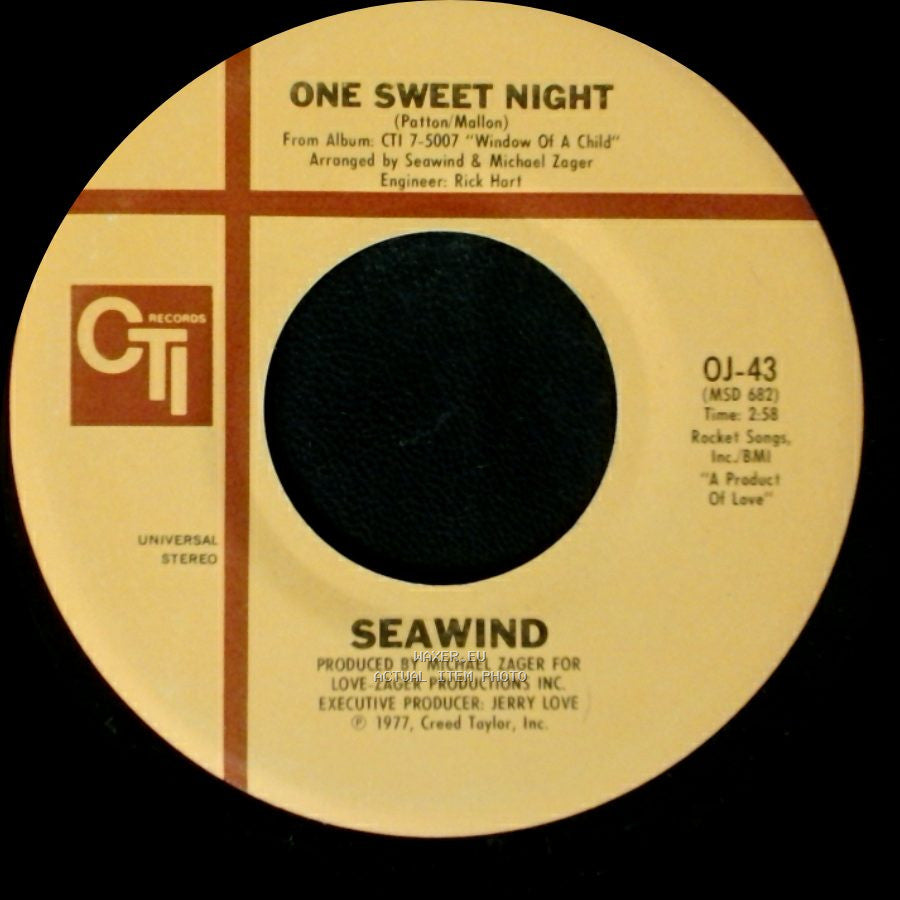 Seawind - Do Listen To / One Sweet Night side A