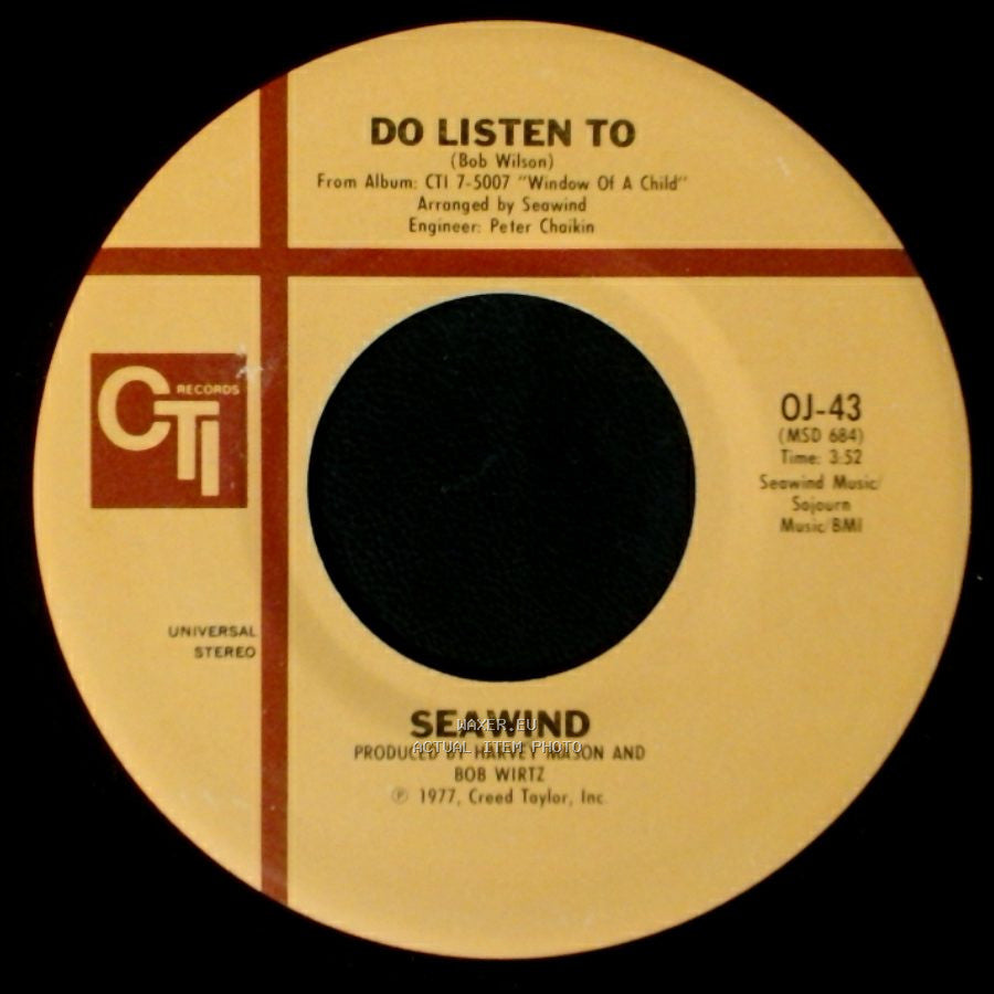 Seawind - Do Listen To / One Sweet Night side A