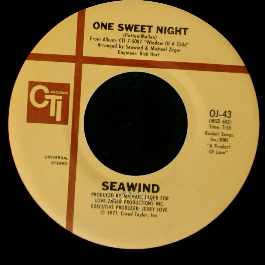 Seawind - Do Listen To / One Sweet Night side B