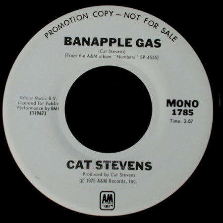 Cat Stevens - Banapple Gas / Banapple Gas side A