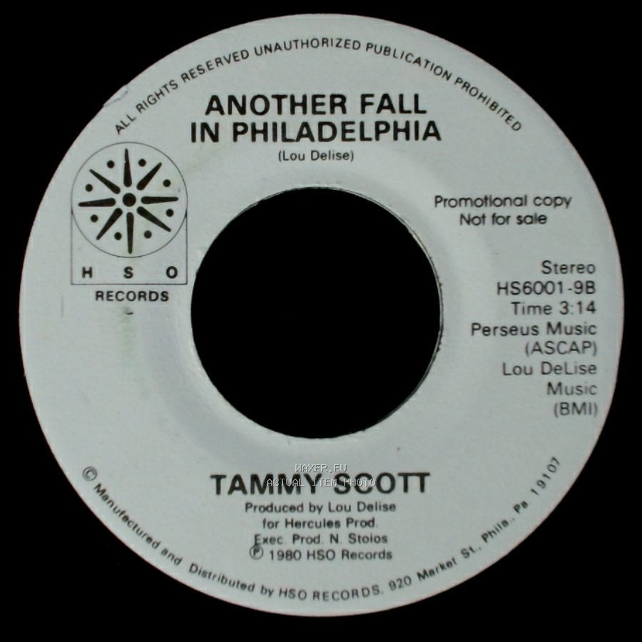 Tammy Scott - House Of The Rising Sun / Another Fall In Philadelphia side A