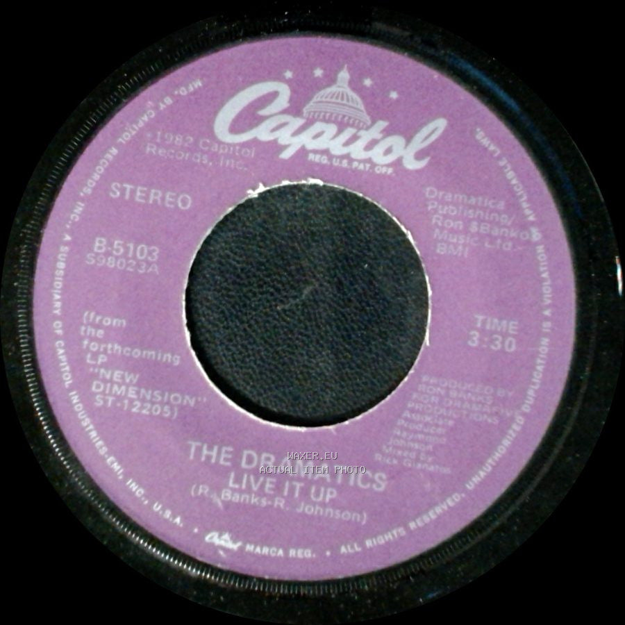 The Dramatics - Live It Up / She's My Kind Of Girl side A