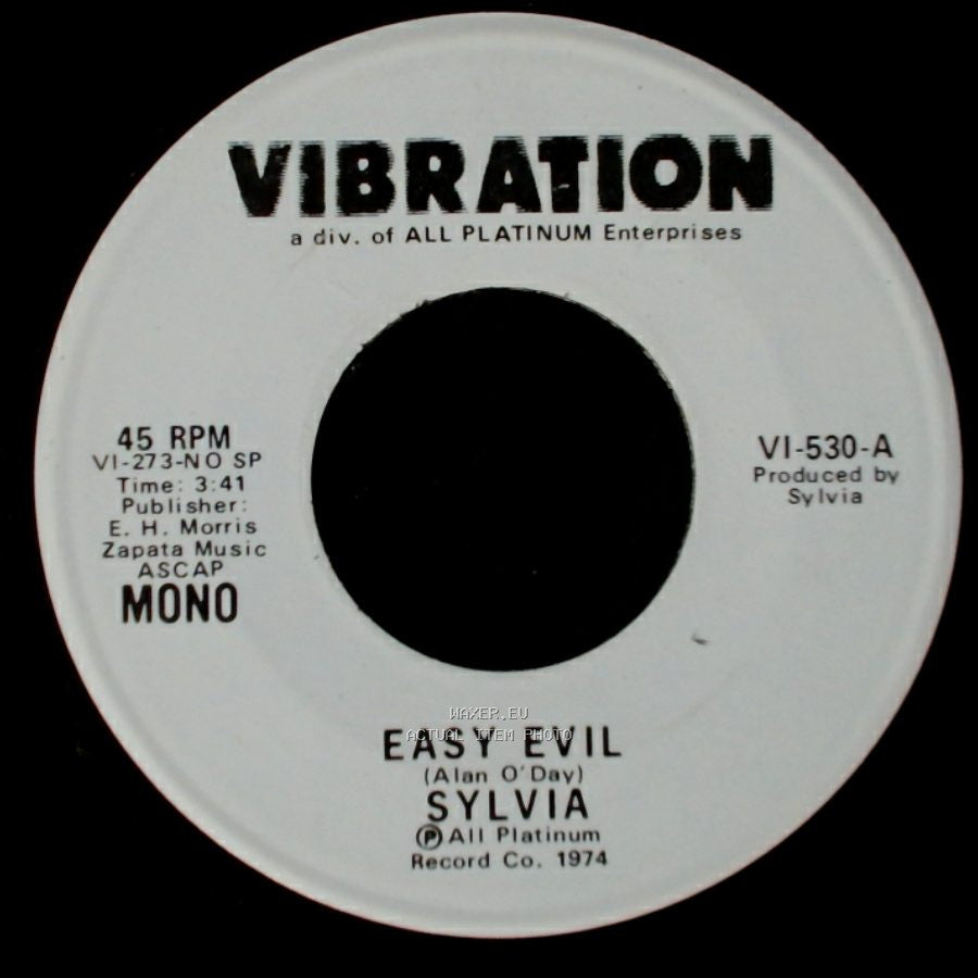 Sylvia - Easy Evil / Easy Evil side A