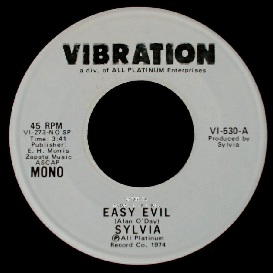 Sylvia - Easy Evil / Easy Evil side A