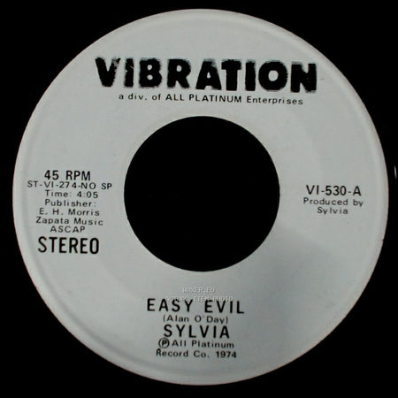 Sylvia - Easy Evil / Easy Evil side A