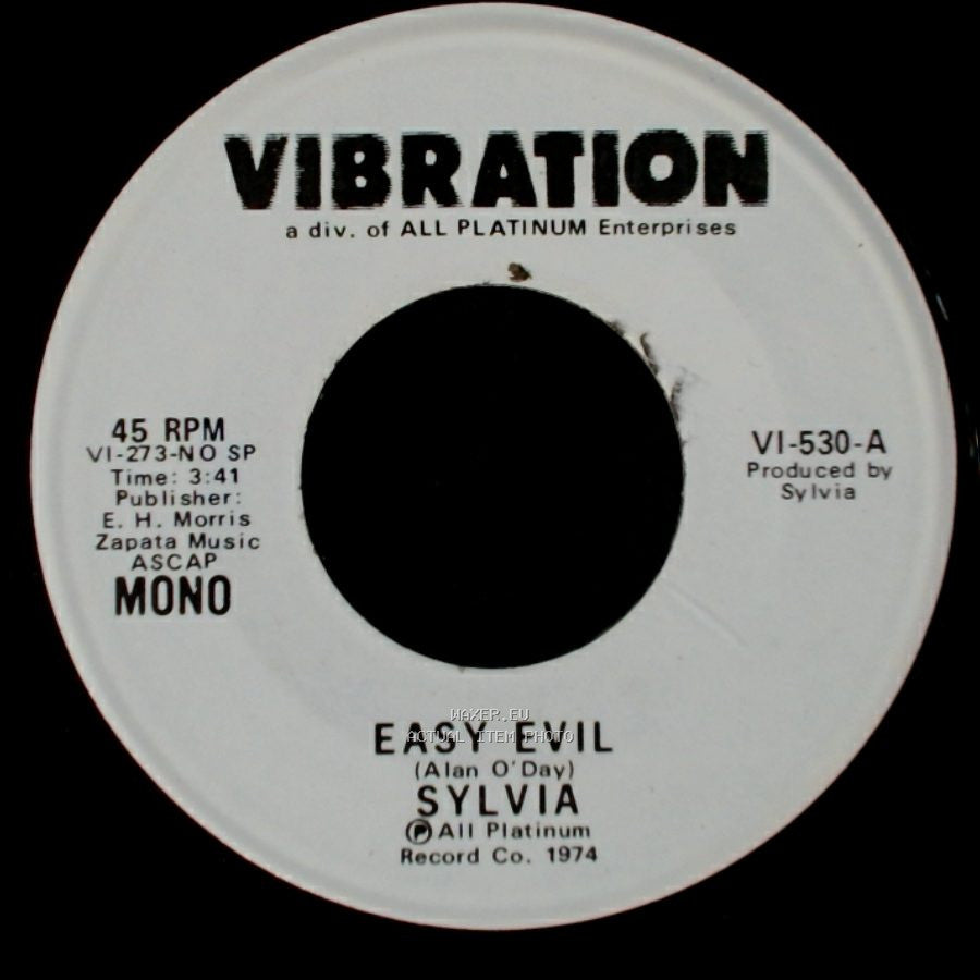 Sylvia - Easy Evil / Easy Evil side B