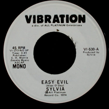 Sylvia - Easy Evil / Easy Evil side B