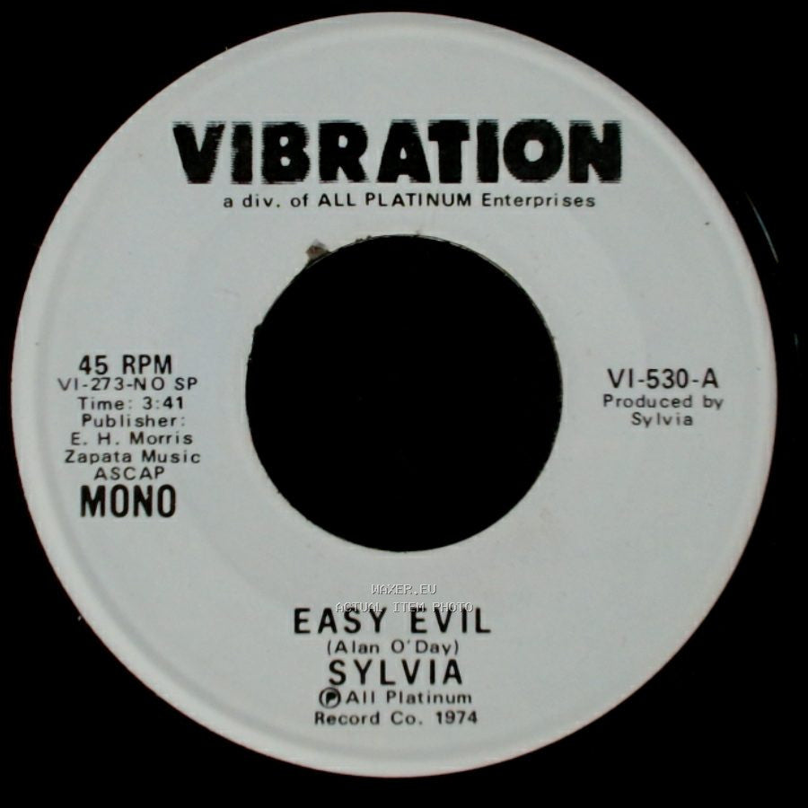 Sylvia - Easy Evil / Easy Evil side A