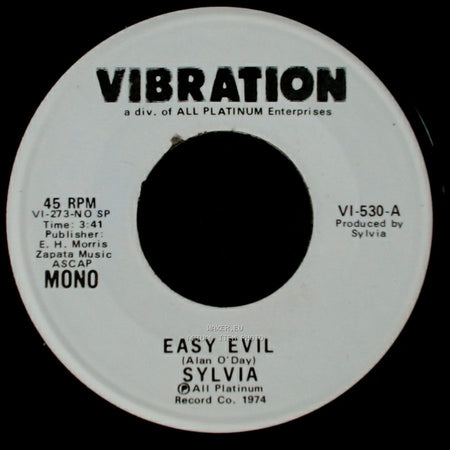 Sylvia - Easy Evil / Easy Evil side A