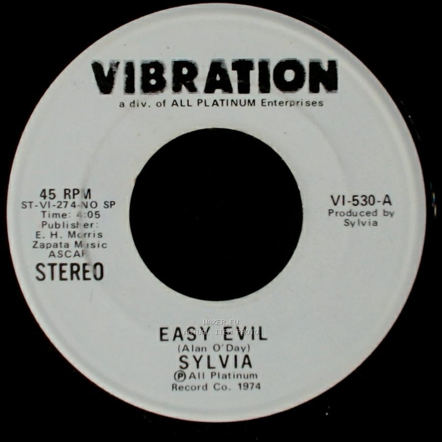 Sylvia - Easy Evil / Easy Evil side B