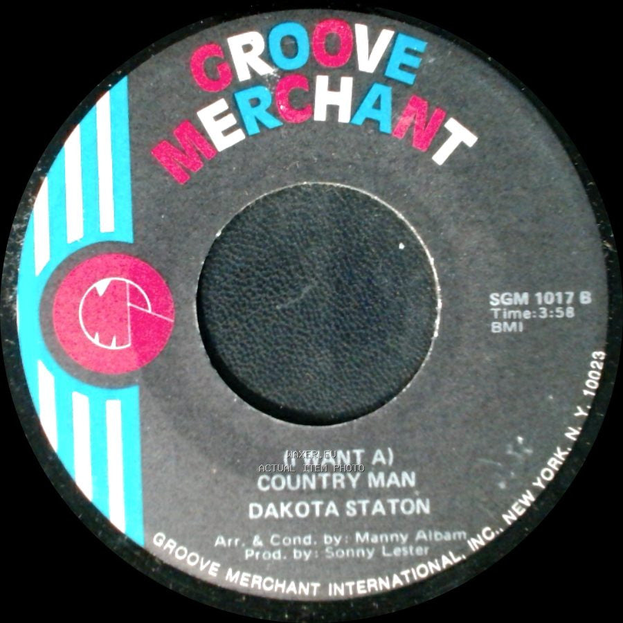 Dakota Staton - (I Want A) Country Man / I Love You More Than You'll Ever Know side A