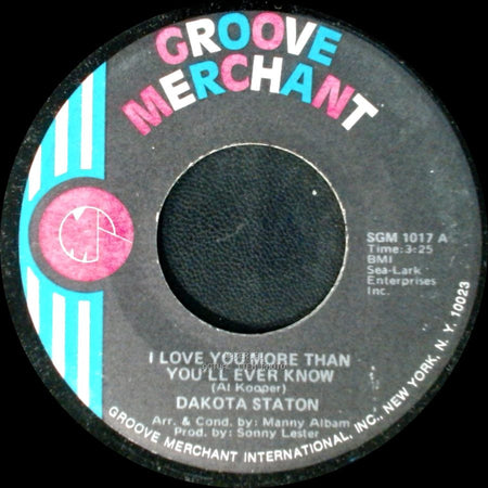 Dakota Staton - (I Want A) Country Man / I Love You More Than You'll Ever Know side B