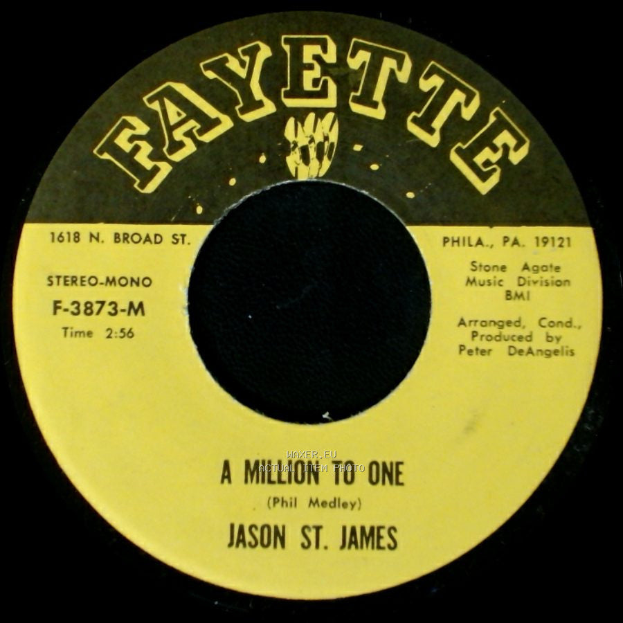 Jason St. James - A Million To One / I Should Care side A