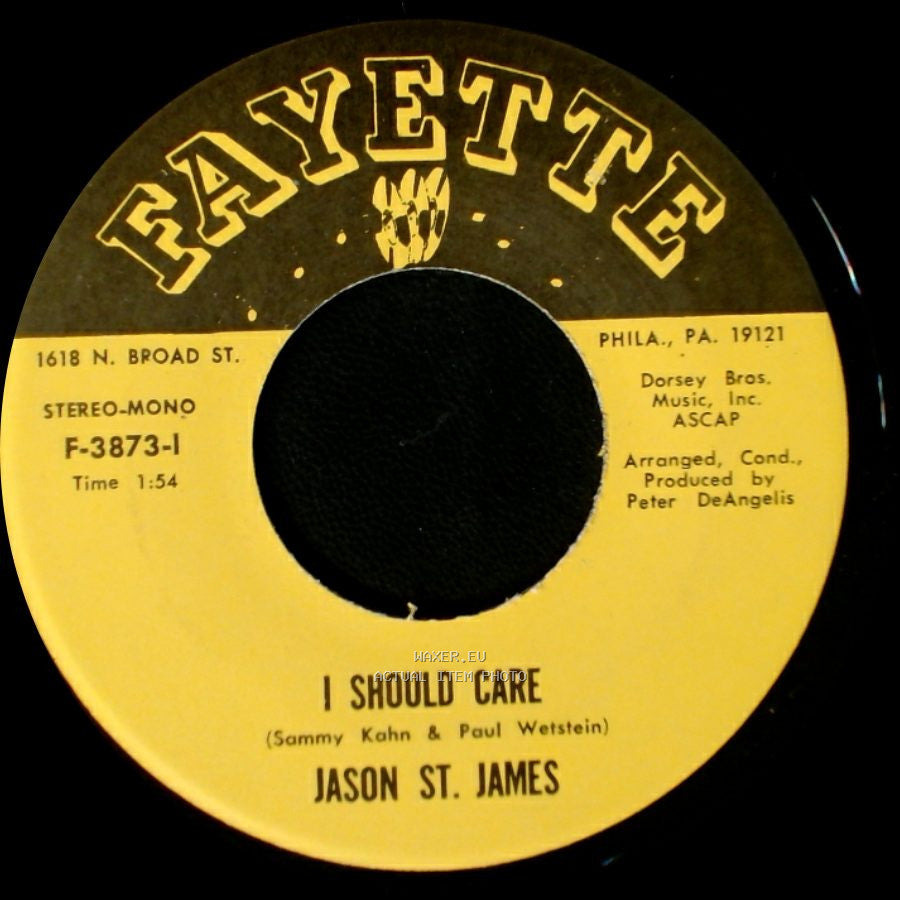 Jason St. James - A Million To One / I Should Care side B
