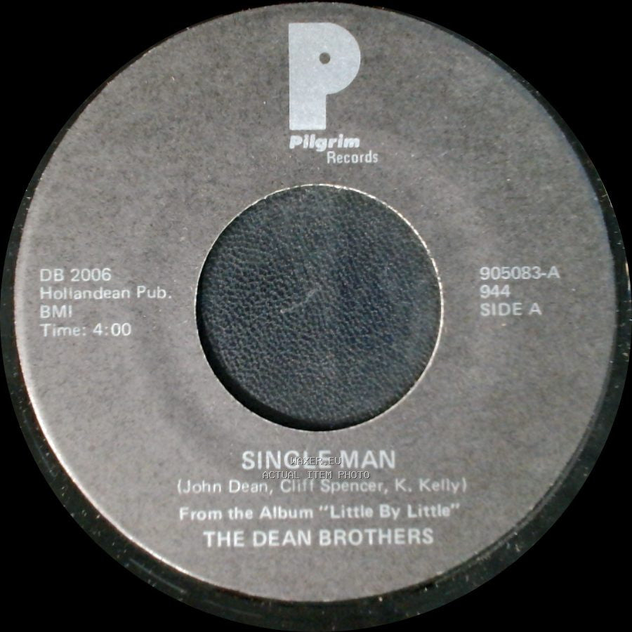 The Dean Brothers - Single Man / Where Would I Be side A