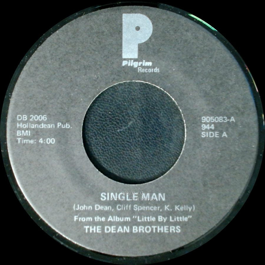 The Dean Brothers - Single Man / Where Would I Be side A