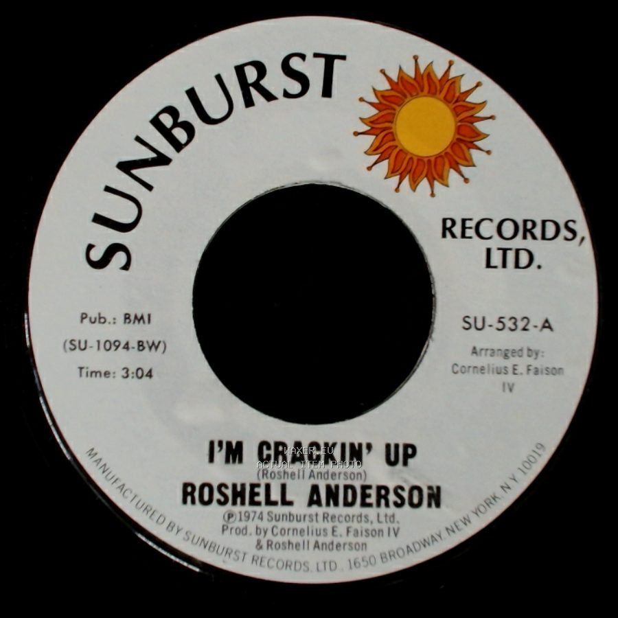 Roshell Anderson - I'm Crackin' Up / Moonlight Trip side A