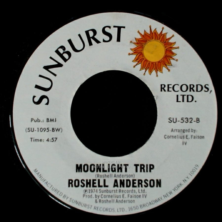Roshell Anderson - I'm Crackin' Up / Moonlight Trip side B