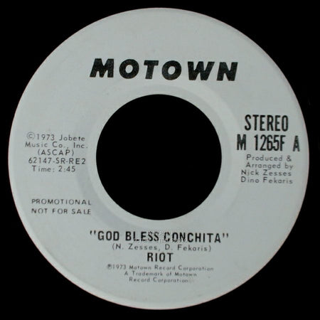 Riot - God Bless Conchita / God Bless Conchita side A