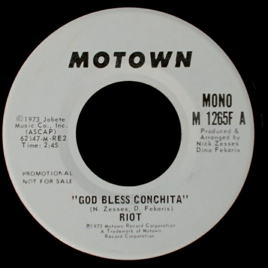 Riot - God Bless Conchita / God Bless Conchita side B
