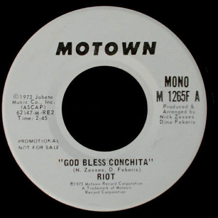 Riot - God Bless Conchita / God Bless Conchita side B