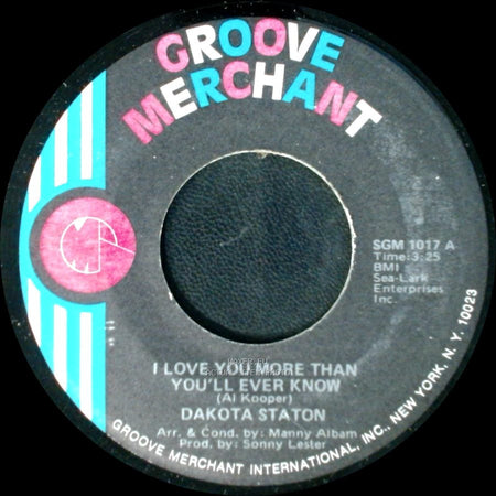 Dakota Staton - (I Want A) Country Man / I Love You More Than You'll Ever Know side A