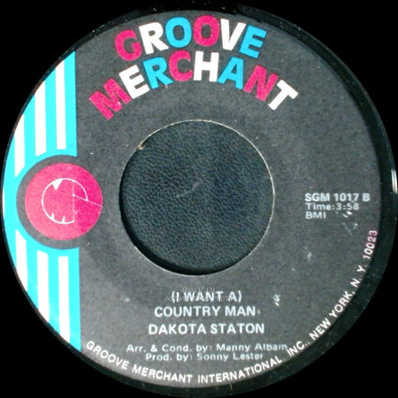 Dakota Staton - (I Want A) Country Man / I Love You More Than You'll Ever Know side B