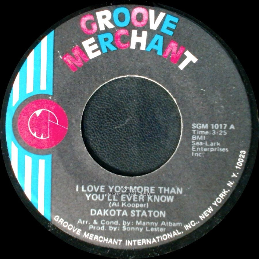 Dakota Staton - (I Want A) Country Man / I Love You More Than You'll Ever Know side B