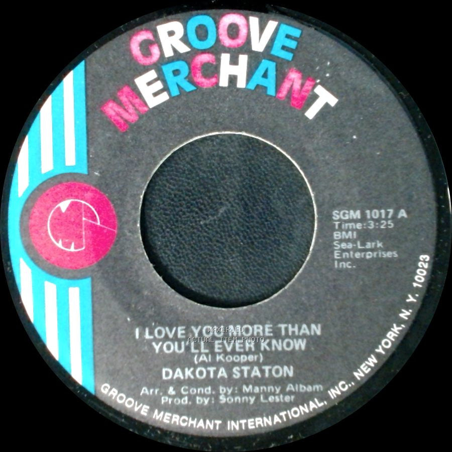 Dakota Staton - (I Want A) Country Man / I Love You More Than You'll Ever Know side A