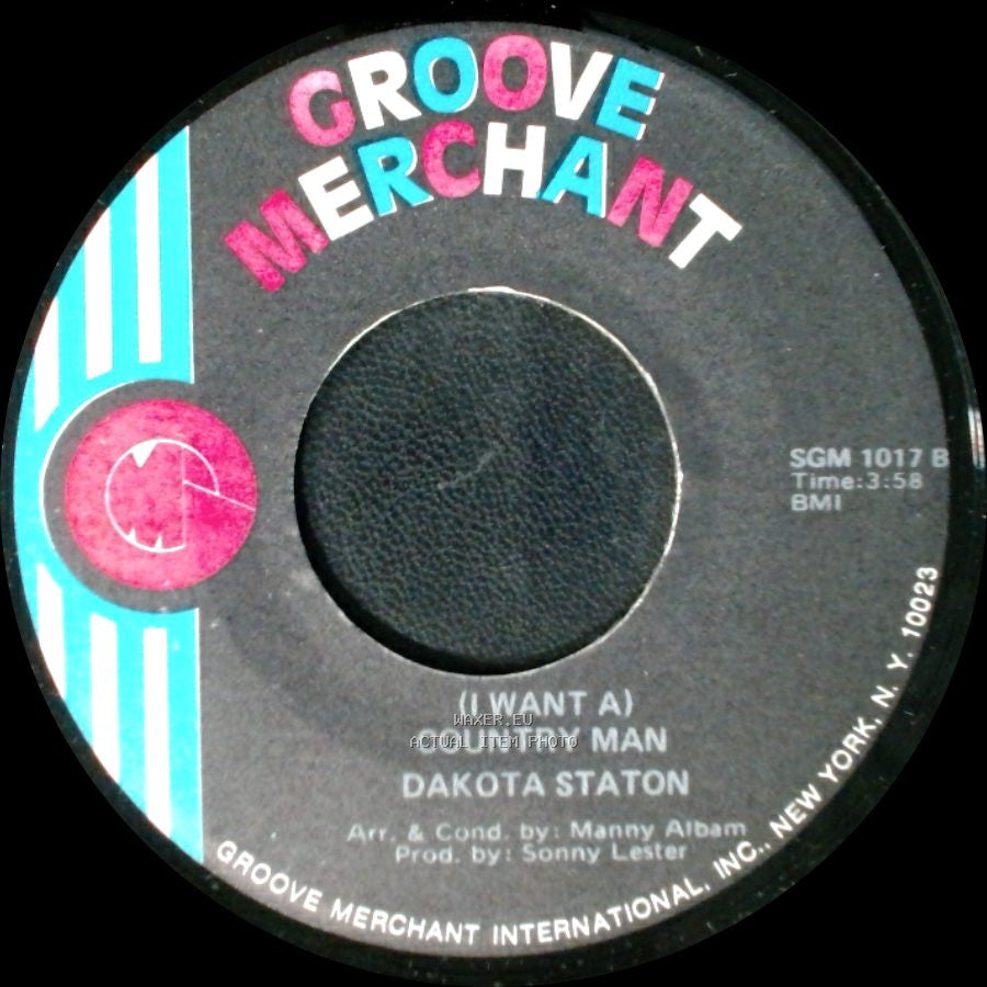 Dakota Staton - (I Want A) Country Man / I Love You More Than You'll Ever Know side B