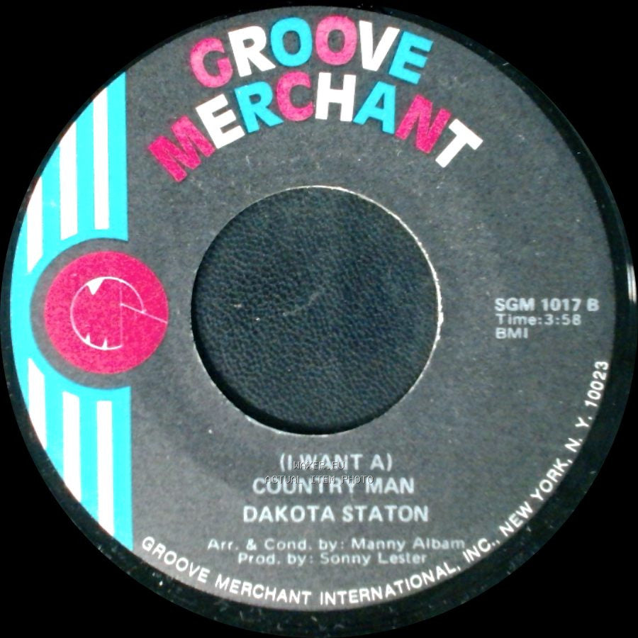 Dakota Staton - (I Want A) Country Man / I Love You More Than You'll Ever Know side B