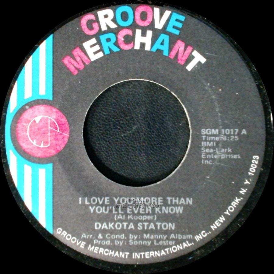 Dakota Staton - (I Want A) Country Man / I Love You More Than You'll Ever Know side A