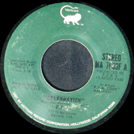 P.F.M. - Celebration / Celebration side B